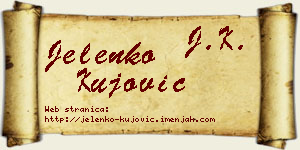 Jelenko Kujović vizit kartica